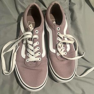 Vans Old Skool lavender/lilac sneakers - worn once!